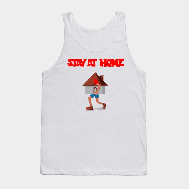 stay at home parody Tank Top by osvaldoport76